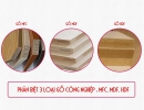 Phân biệt 3 loại gỗ công nghiệp: MFC, MDF, HDF